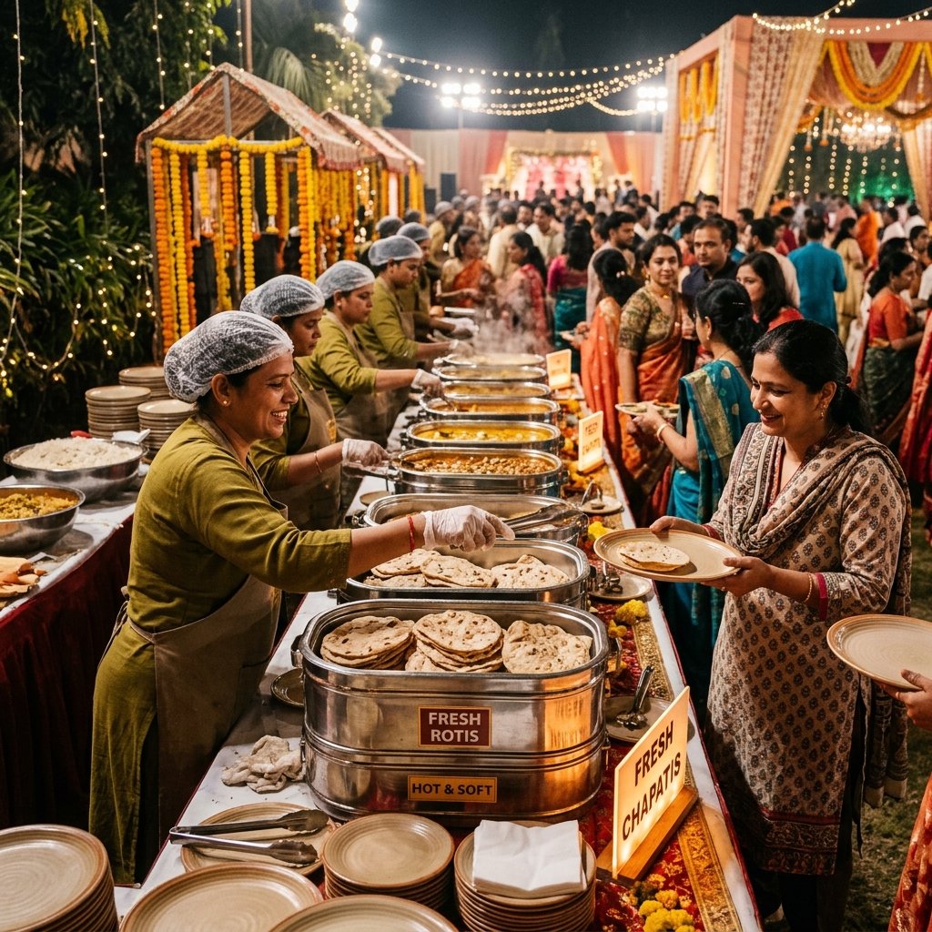 Catering roti supply Delhi
